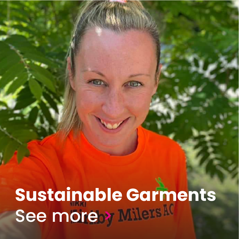 sustainable sports garmetns supplied from Vibrant and Creative