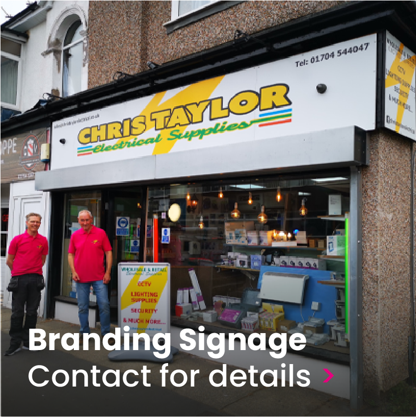 Vibrant signage completed by Vibrant and Creative